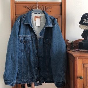 Oscar Jeans Jean Jacket Fleece Lining 